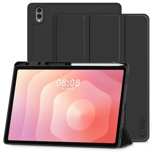 Tablettok Samsung Galaxy Tab S10 ULTRA 14,6 coll (SM-X920, SM-X926B) - fekete smart case ceruza tartóval