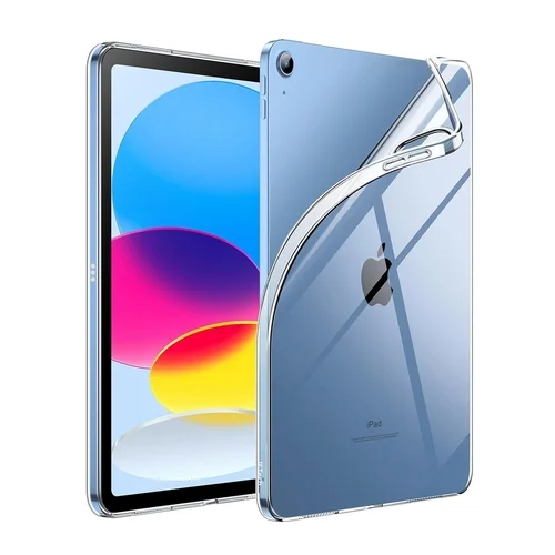Tablettok iPad 2025 11 coll (iPad 11) - átlátszó, szilikon tablet hátlap tok