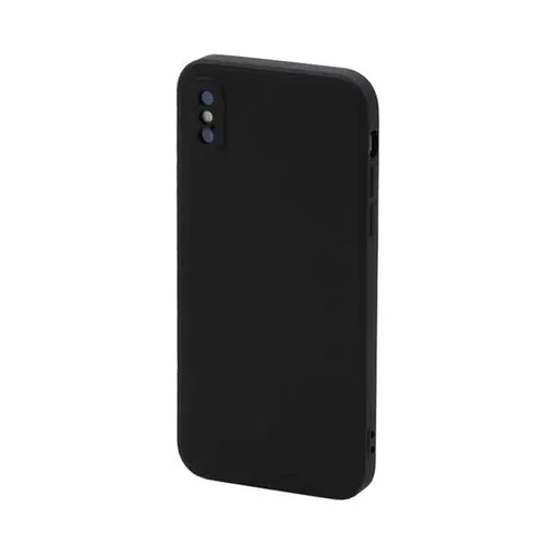 Telefontok iPhone X / Xs - PASTEL - fekete szilikon hátlap tok