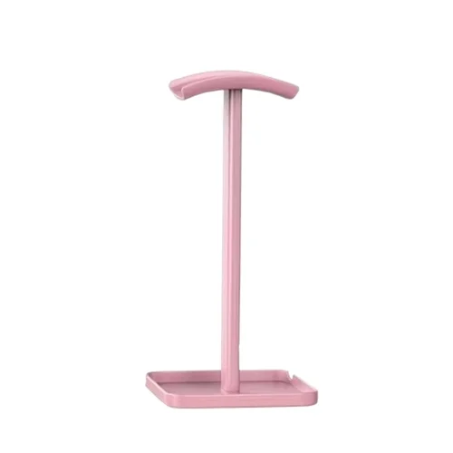 Univerzális asztali fejhallgató tartó állvány + telefon- és tablettartó, pink