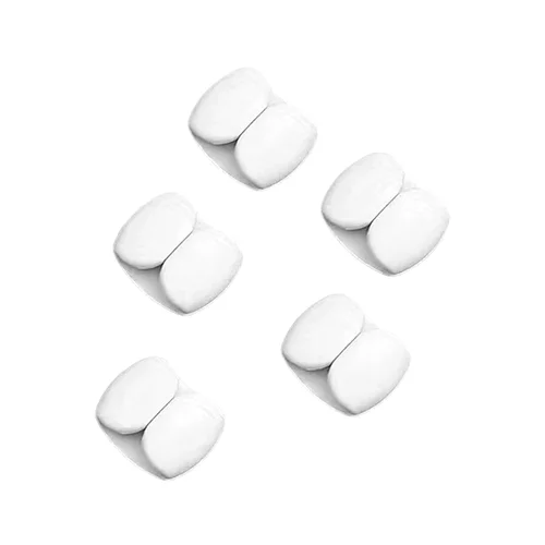 Univerzális 5db-os kábelrendező klipsz, fehér