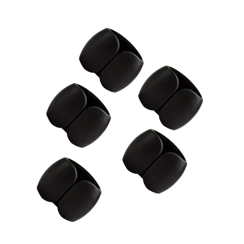 Univerzális 5db-os kábelrendező klipsz, fekete