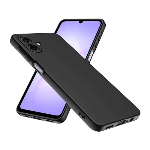 Telefontok Samsung Galaxy A07 4G / LTE - fekete szilikon hátlap tok