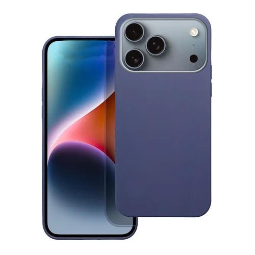 Telefontok iPhone 17 Pro Max - kék szilikon hátlap tok