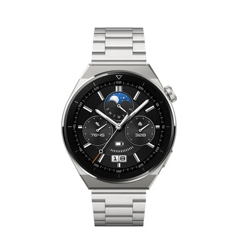 Samsung Galaxy Watch6 / Watch6 Classic okosóra szíj - F- Design FS06 - ezüst fém szíj (szíj szélesség: 20 mm)