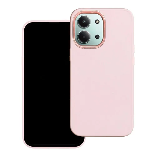 Telefontok Xiaomi Poco C85 - Frame - pink műanyag hátlap tok, szilikon kerettel