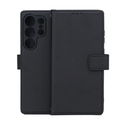 Telefontok Samsung Galaxy S26 Ultra - Smart Triangle - fekete mágneses könyvtok