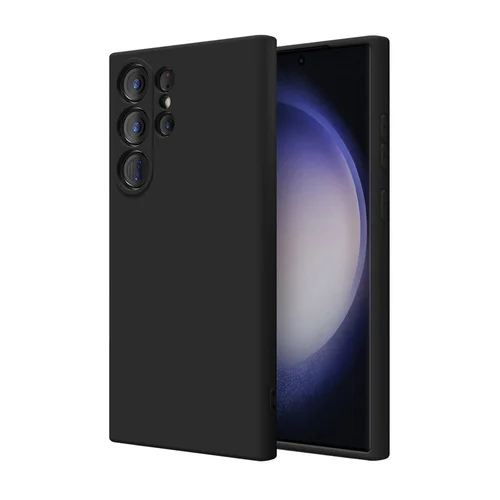 Telefontok Samsung Galaxy S26 Ultra - fekete szilikon hátlap tok