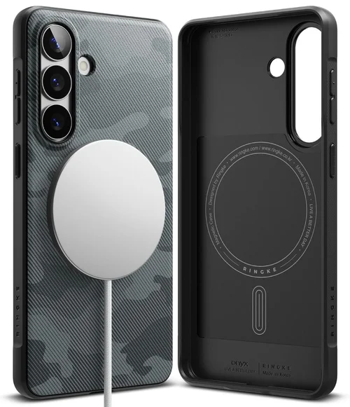 Telefontok Samsung Galaxy S26 - Ringke ONYX Magnetic - Magsafe kompatibilis terepmintás hátlap tok