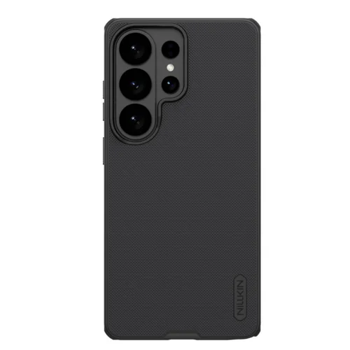 Telefontok Samsung Galaxy S26 Ultra - Nillkin Super Frosted - fekete hátlap tok beépített mágnessel (MagSafe kompatibilis)