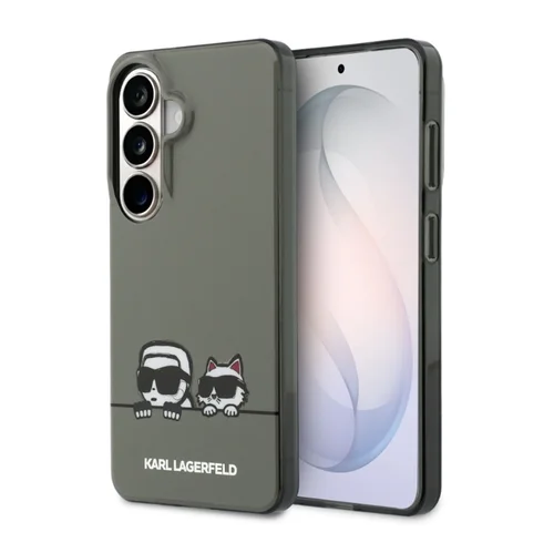 Telefontok Samsung Galaxy S26 - Karl Lagerfeld IML K&CH Peekaboo - fekete hátlap tok ﻿