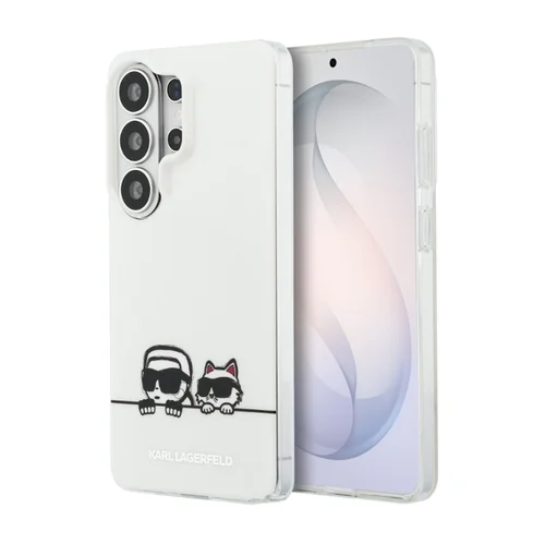Telefontok Samsung Galaxy S26 Ultra - Karl Lagerfeld IML K&CH Peekaboo - MagSafe kompatibilis, fehér hátlap tok 