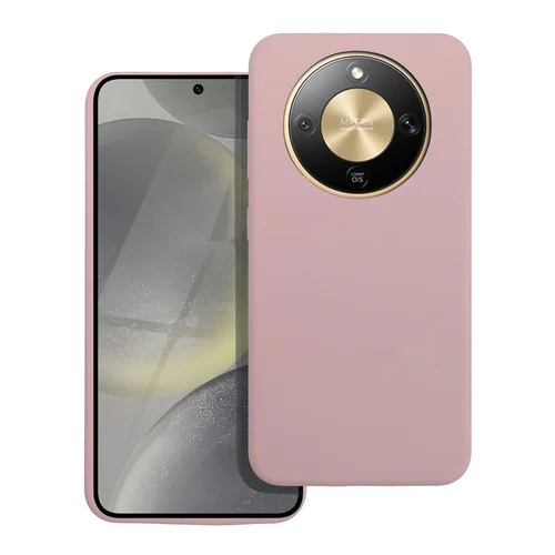 Telefontok Honor Magic8 Lite - púder pink szilikon hátlap tok 