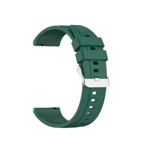 Okosóra szíj - Samsung Galaxy Watch7 - zöld szilikon szíj (szíj szélesség: 20 mm)