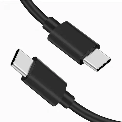 Kábel: HD23- Type-C/ Type-C (USB-C) fekete kábel 2m, 40W