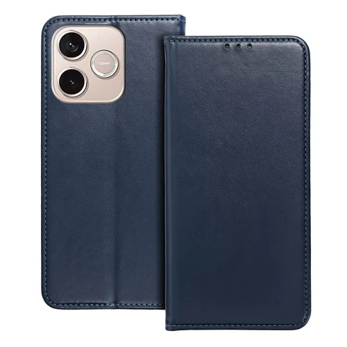 Telefontok Honor 600 Lite 5G - Smart Magnetic kék szilikon keretes mágneses könyvtok