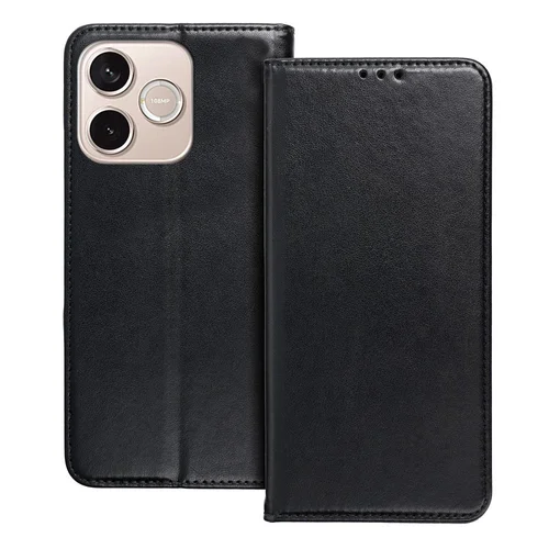 Telefontok Honor 600 Lite 5G - Smart Magnetic fekete szilikon keretes mágneses könyvtok