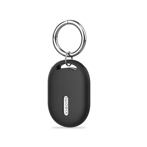 Fekete szilikon Xiaomi Tag pánt - kulcstartó