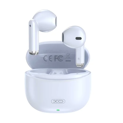 XO X33 - kék TWS bluetooth headset, töltő tokkal