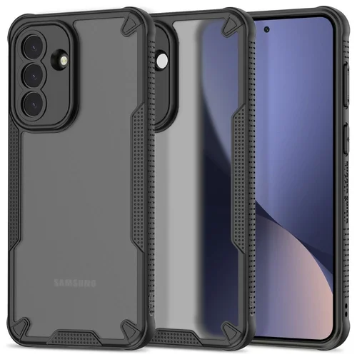 Telefontok Samsung Galaxy A37 5G - Tech-Protect RUGGED SHIELD - műanyag hátlap tok, fekete szilikon kerettel