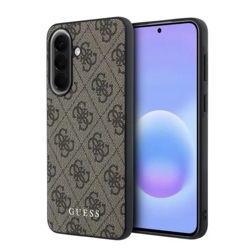 Telefontok Samsung Galaxy A57 5G - Guess Metal Classic Logo Hátlaptok - barna