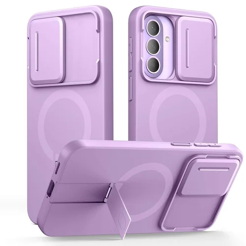 Telefontok Samsung Galaxy A57 - Tech- Protect Kevlar Aura - MagSafe kompatibilis hátlap tok, lila
