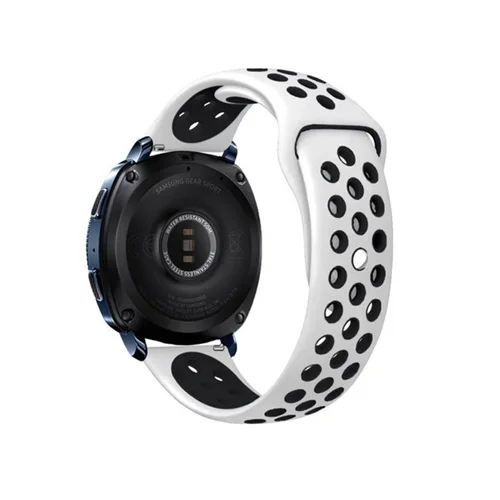 Okosóra szíj - Huawei Watch GT3 (46 mm) - Tactical fehér/fekete szilikon szíj (22 mm)