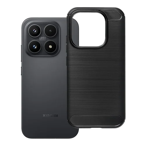 Telefontok Xiaomi 17 - Carbon Fiber fekete szilikon hátlap tok