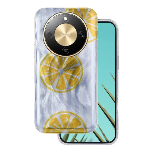 Telefontok Honor Magic8 Lite - Ultra Trendy Summer - lemon mintás hátlap tok