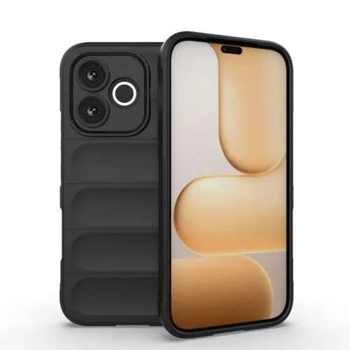 Telefontok Honor 600 Lite 5G - Pastel Armor - fekete szilikon hátlap tok