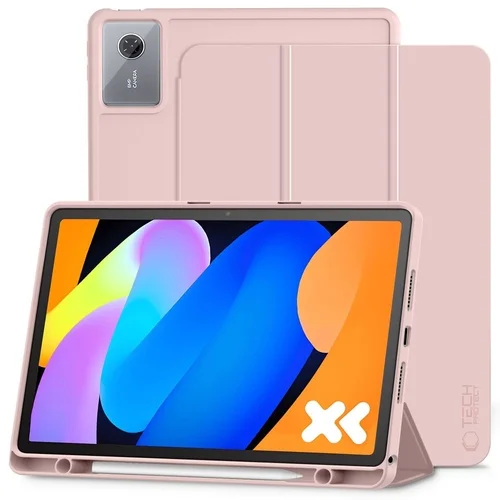 Tablettok Lenovo Idea Tab 11 coll (TB-336) / Tab K11 Gen 2 - pink smart case tablet tok, ceruza tartóval