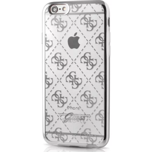 Telefontok iPhone 6/6S/7  - Guess 4G TPU Tok  - Silver
