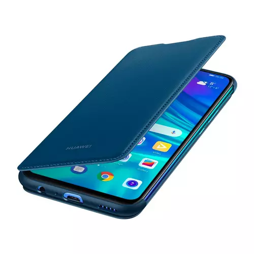 Telefontok Huawei P Smart 2019 - Eredeti Huawei Folio kinyitható tok kék