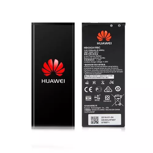 Telefon akkumulátor: Huawei Y6 Y5 II Y6 II Compact HB4342A1RBC gyári akkumulátor 2200mAh