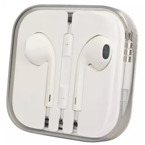 Headset: Apple EarPods iPhone gyári sztereo headset dobozban 3.5mm jack csatlakozóval MD827ZM/A