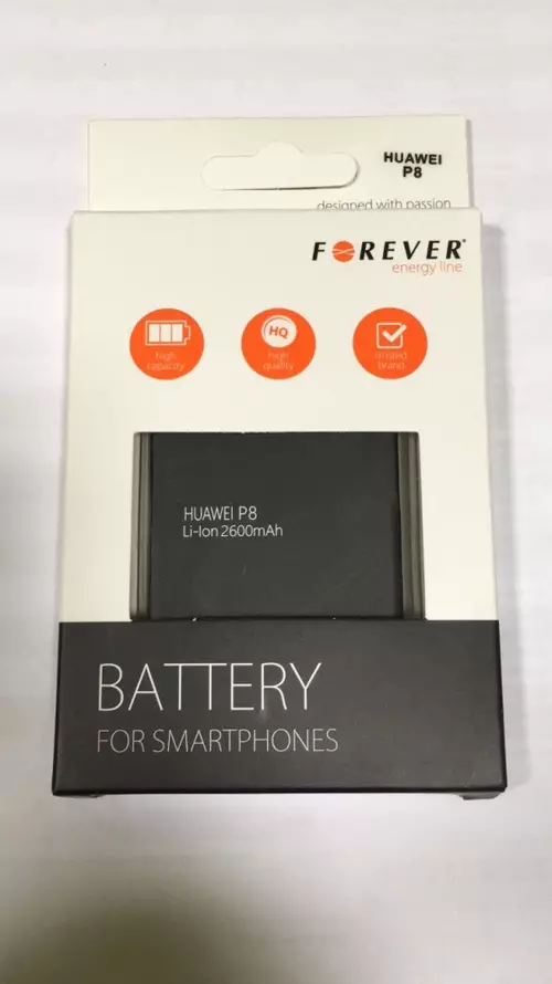 Telefon akkumulátor: Forever Huawei P8 akkumulátor 2600mAh