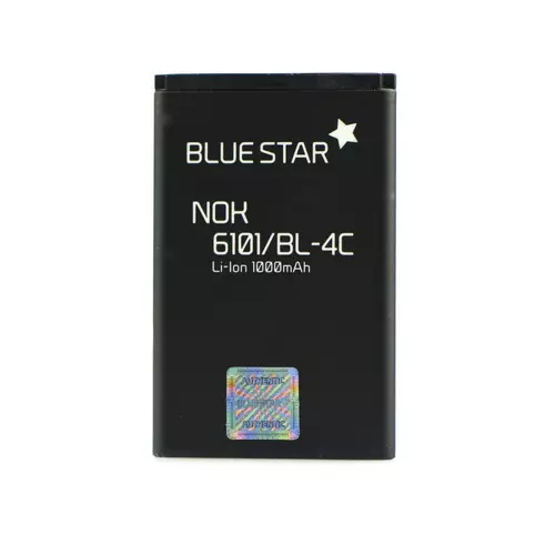 Telefon akkumulátor: BlueStar Nokia 6101 6100 6300 BL-4C utángyártott akkumulátor 1000mAh