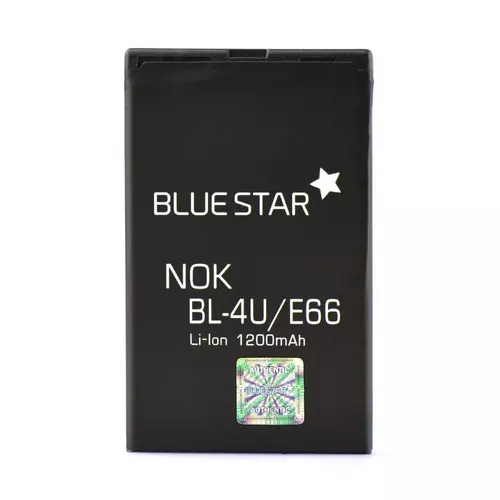 Telefon akkumulátor: BlueStar Nokia E66/E75/C5-03/3120 BL-4U utángyártott akkumulátor 1200mAh
