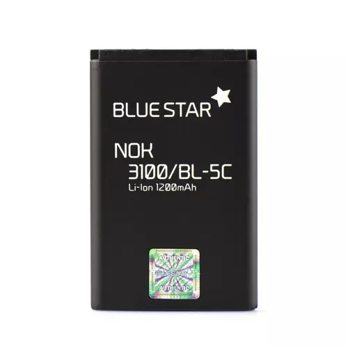 Telefon akkumulátor: BlueStar Nokia 3100/3650/6230/3110 Classic BL-5C utángyártott akkumulátor 1200mAh