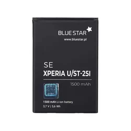 Telefon akkumulátor: BlueStar Sony Xperia U / ST25i BA600 utángyártott akkumulátor 1500mAh