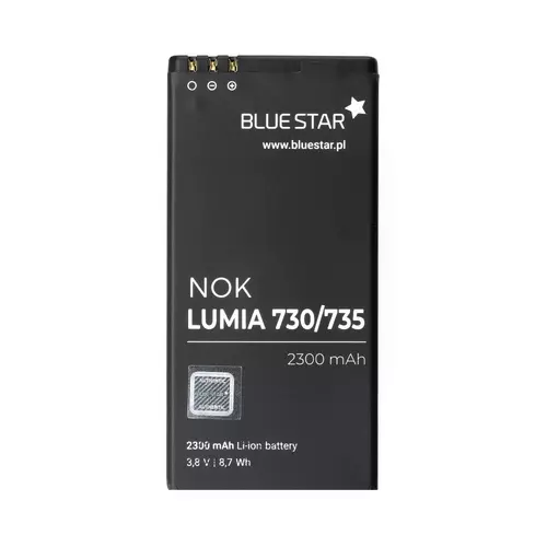 Telefon akkumulátor: BlueStar Nokia BV-T5A Lumia 730/735 utángyártott akkumulátor 2300mAh