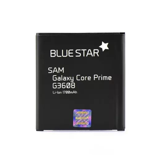 Telefon akkumulátor: BlueStar Samsung G360 G361 Galaxy Core Prime BG360BBE utángyártott akkumulátor 1700mAh