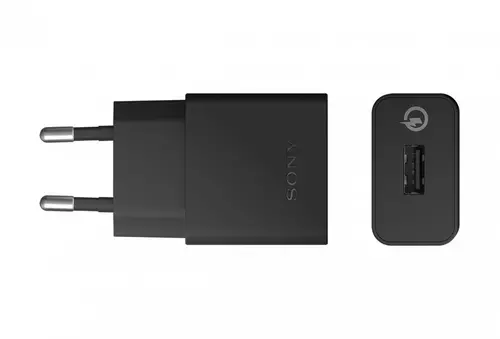 Töltő: Sony UCH10 - fekete gyári gyors hálózati töltőfej 5V, 1800mAh