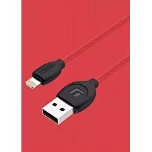 Kábel: Joway Li97 piros iPhone készülékhez lightning adatkábel 1m 2A