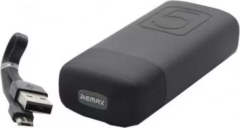 Powerbank: Remax RPL-25 fekete power bank 5000mAh