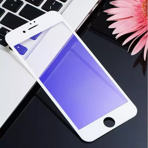 Üvegfólia: iPhone 7 / iPhone 8 -Remax GL-34 -kékfény szűrős- fehér 9D előlapi üvegfólia