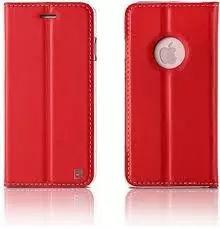 Telefontok iPhone 7 Plus /iPhone 8 Plus - Remax Foldy piros mágneses könyvtok