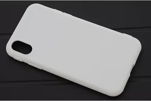 Telefontok iPhone X / iPhone XS - Szilikon tok - fehér (8719273252208)