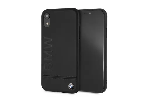 Telefontok iPhone XR - BMW hátlap tok Fekete (3700740435014)