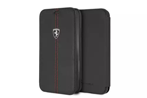 Telefontok IPhone XR - Ferrari Kinyitható Könyvtok - Fekete